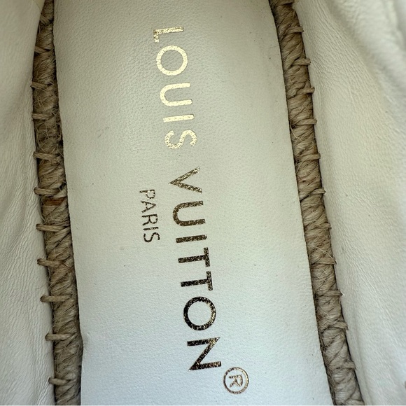 NEW!!! Louis Vuitton women canvas espadrilles LV print size 41 EU Retail 900$ - Picture 2 of 9